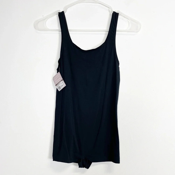 Yummie Maggie Bodysuit Womens Size Large Black Sleeveless One Piece Pull On NWT - Picture 2 of 9
